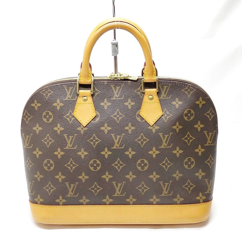 Authentic Louis Vuitton Alma Brown Monogram Hand Bag mn570-030426